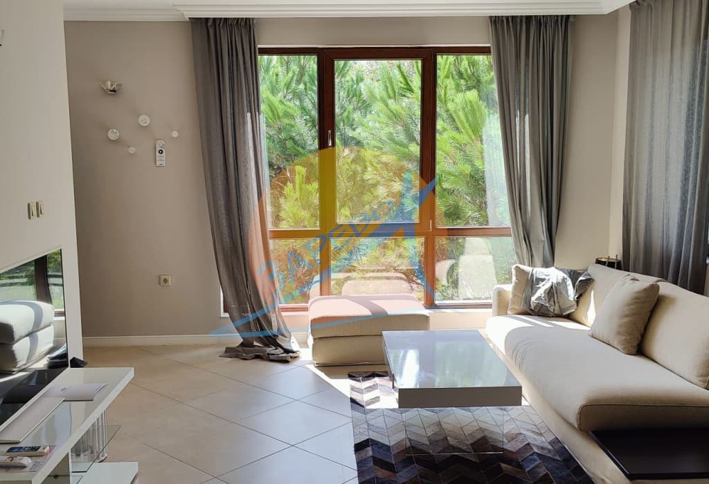 Лозенец, Оазис Бийч Клуб, обзаведен двустаен с гледка градина и Странджа, в Oasis Beach Club, Lozenets