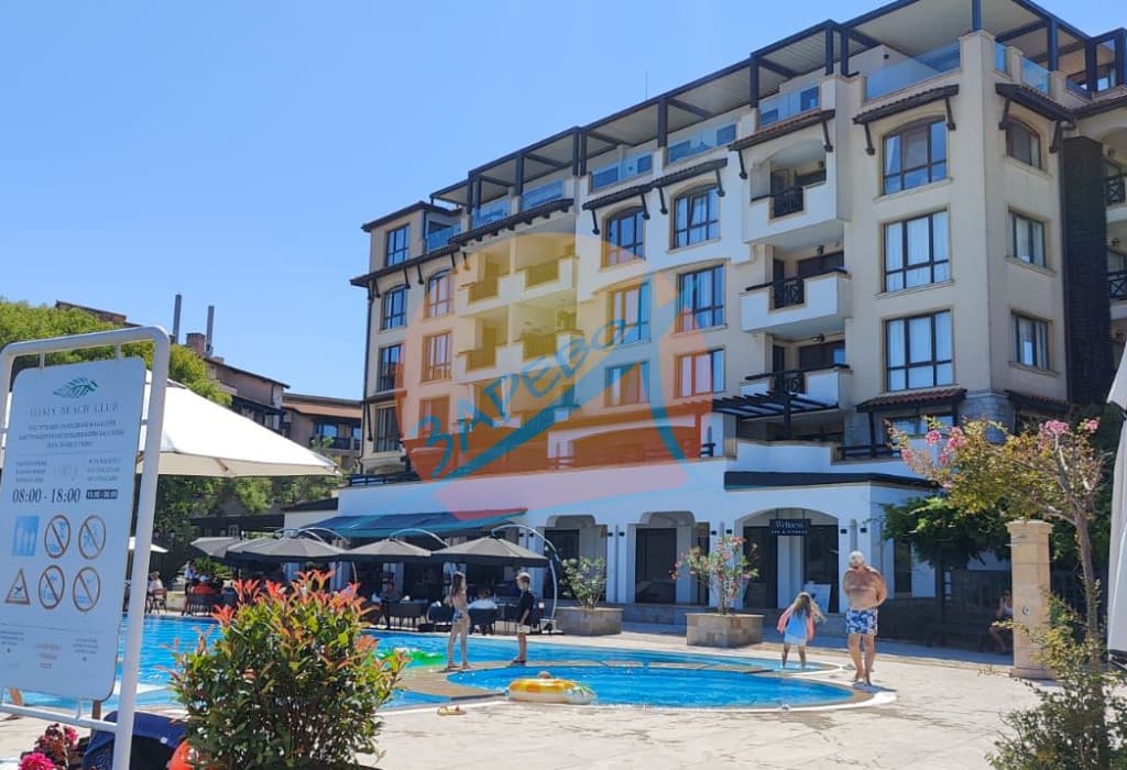 Лозенец ,Оазис Бийч Клуб, стилно обзаведено студио на партер, в Oasis Beach Club, Lozenets