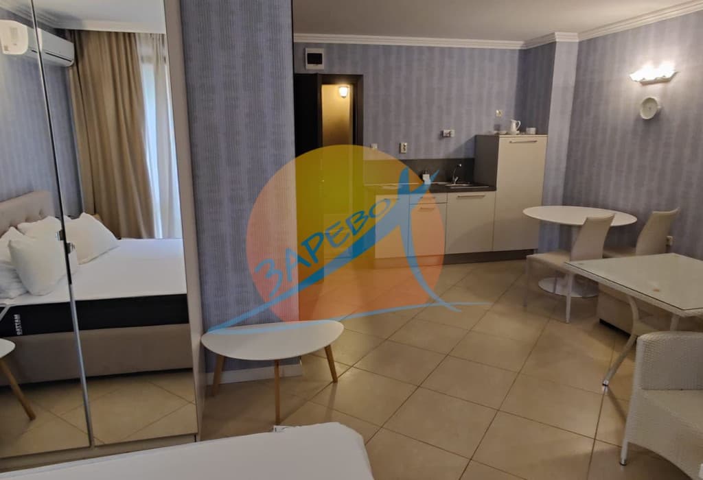 Лозенец ,Оазис Бийч Клуб, стилно обзаведено студио на партер, в Oasis Beach Club, Lozenets