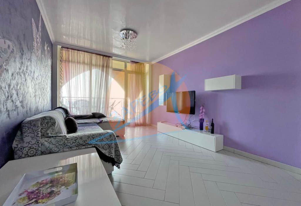  Елените, първа линия, пряка гледка море, просторен обзаведен тристаен, Атриум Бийч (Atrium Beach)