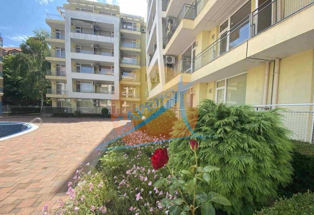 Слънчев бряг, обзаведено студио с гледка басейн, Сънсет бийч 2 (Sunset Beach 2)