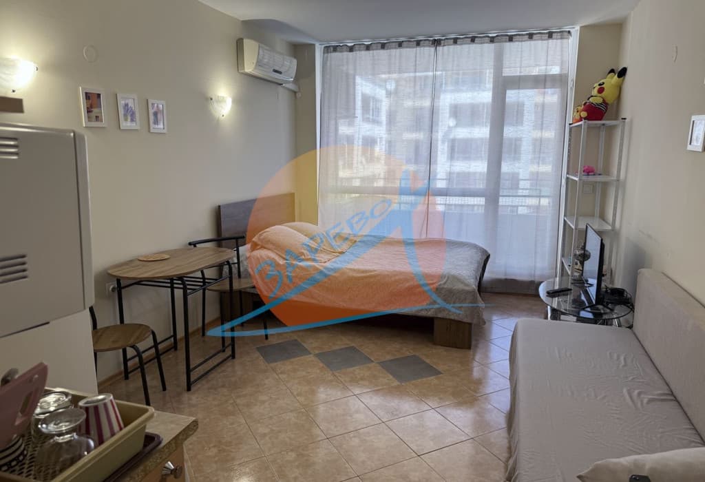 Слънчев бряг, обзаведено студио с гледка басейн, Сънсет бийч 2 (Sunset Beach 2)