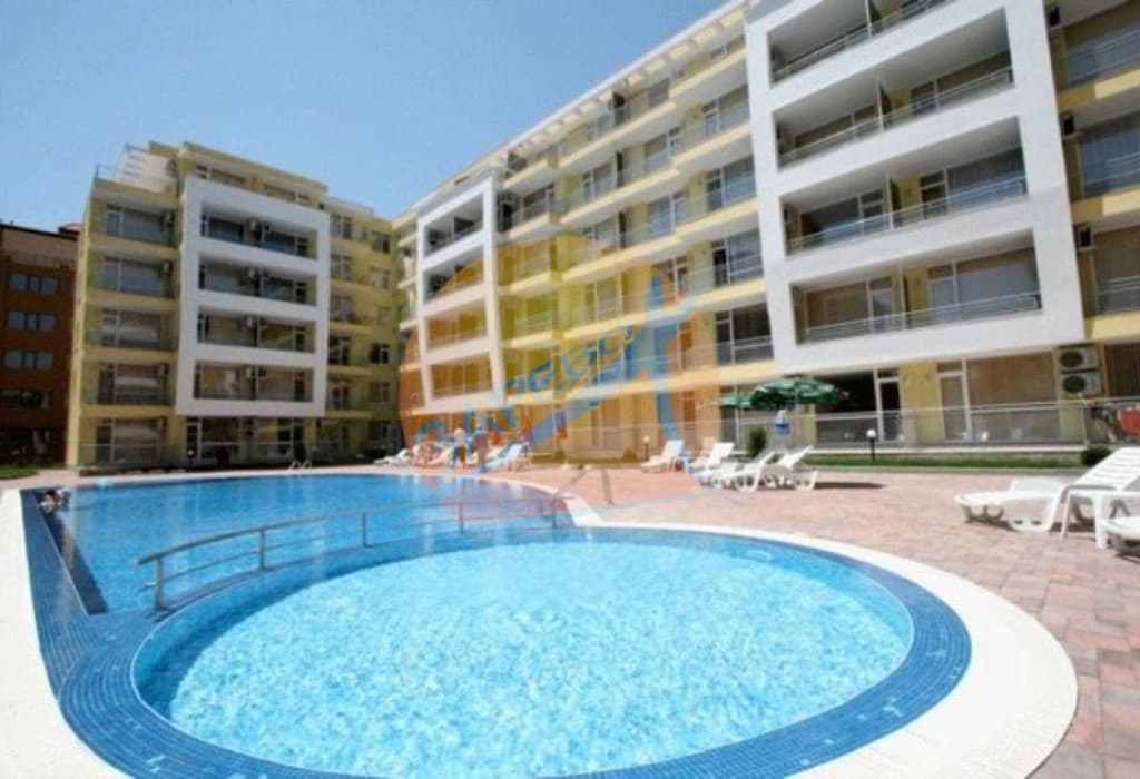 Слънчев бряг, обзаведено студио с гледка басейн, Сънсет бийч 2 (Sunset Beach 2)