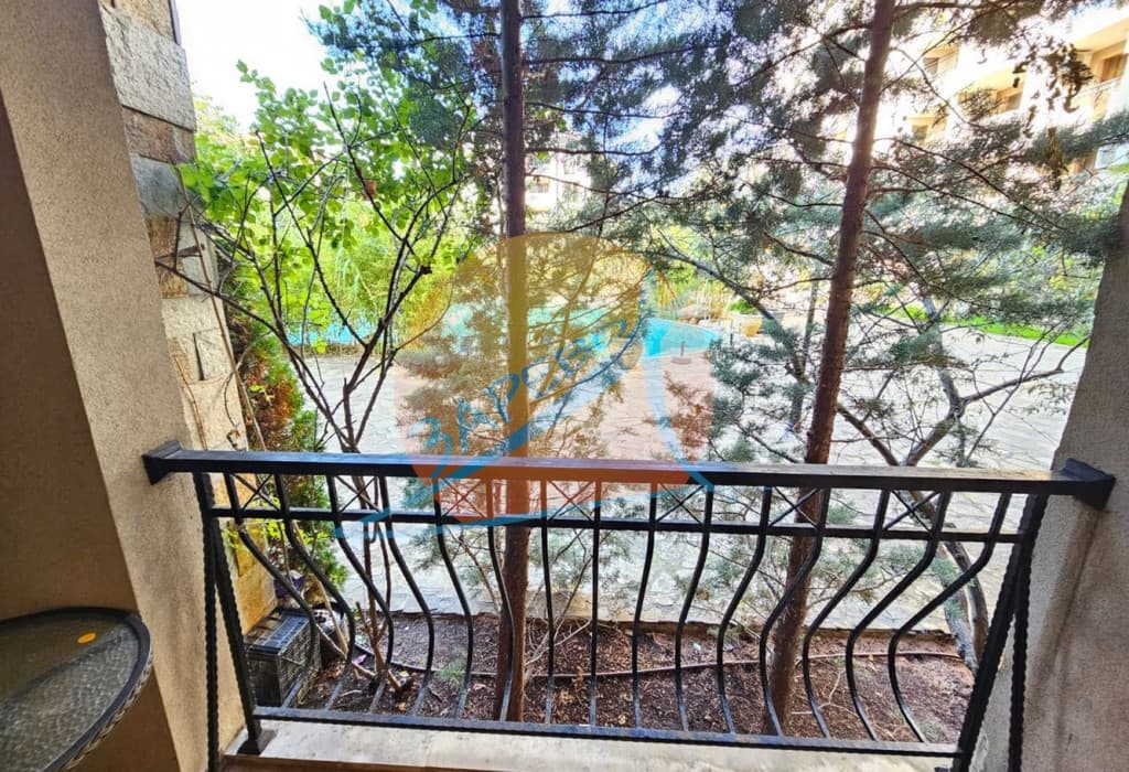 Слънчев бряг, добре обзаведено студио с гледка басейн, Каскадас 2 (Cascadas 2)