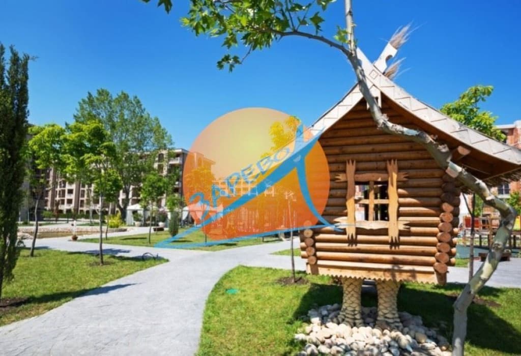 Слънчев бряг, добре обзаведено студио с гледка басейн, Каскадас 2 (Cascadas 2)