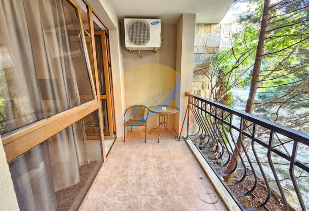 Слънчев бряг, добре обзаведено студио с гледка басейн, Каскадас 2 (Cascadas 2)