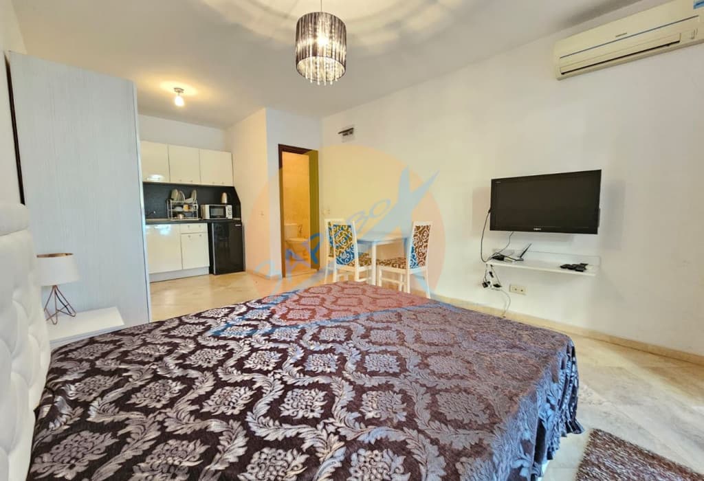 Слънчев бряг, добре обзаведено студио с гледка басейн, Каскадас 2 (Cascadas 2)