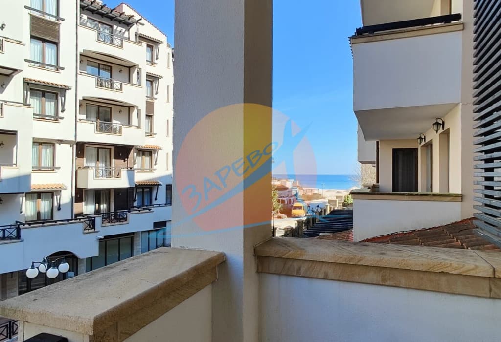 Лозенец, Оазис Бийч Клуб, тристаен обзаведен с гледка море в Oasis Beach Club, Lozenets