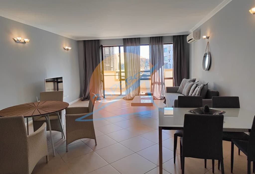 Лозенец, Оазис Бийч Клуб, тристаен обзаведен с гледка море в Oasis Beach Club, Lozenets