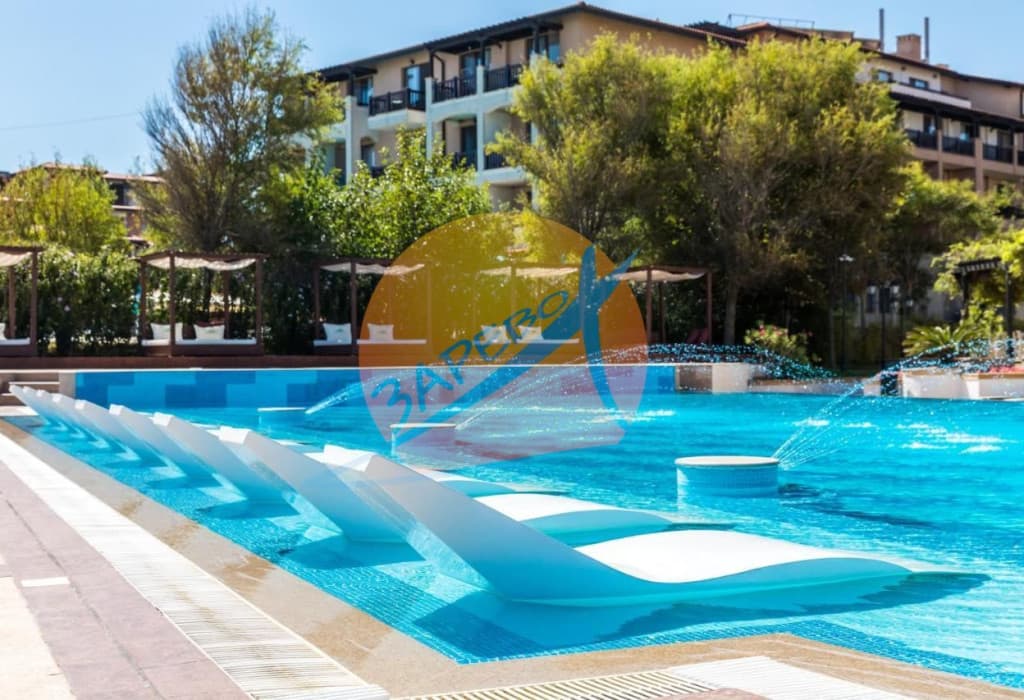 Лозенец, Оазис Бийч Клуб, тристаен обзаведен с гледка море в Oasis Beach Club, Lozenets