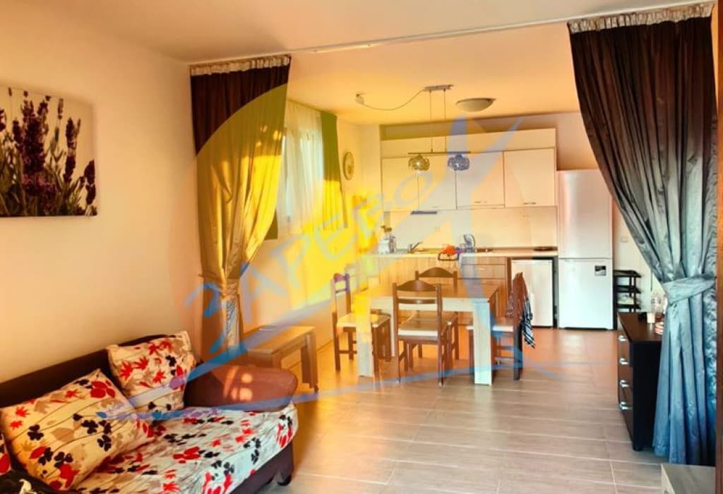 Созопол, Грийн лайф, обзаведен двустаен на партер с гледка море, 50 м от плажа