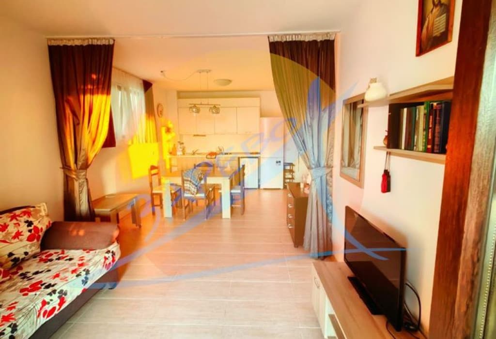 Созопол, Грийн лайф, обзаведен двустаен на партер с гледка море, 50 м от плажа