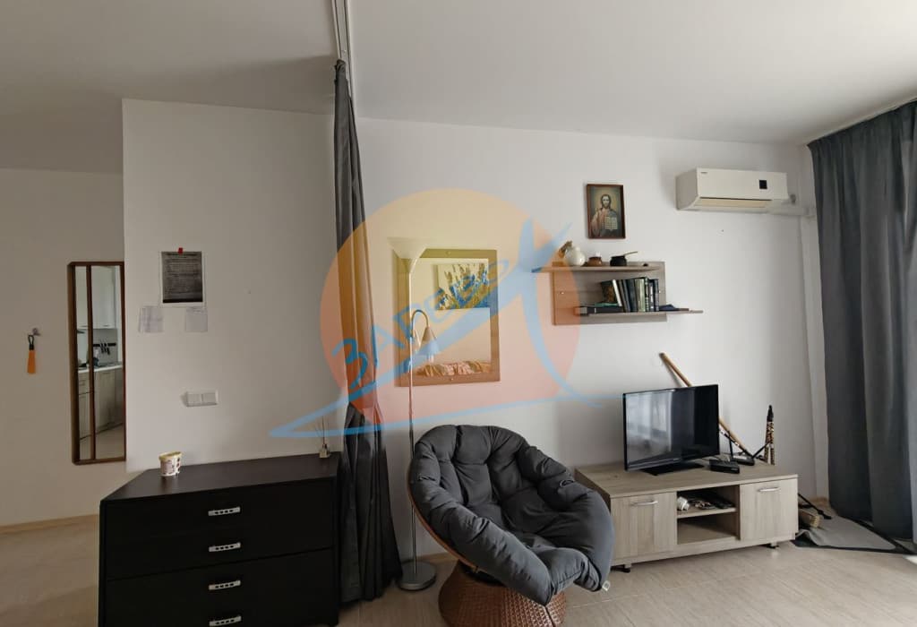 Созопол, Грийн лайф, обзаведен двустаен на партер с гледка море, 50 м от плажа