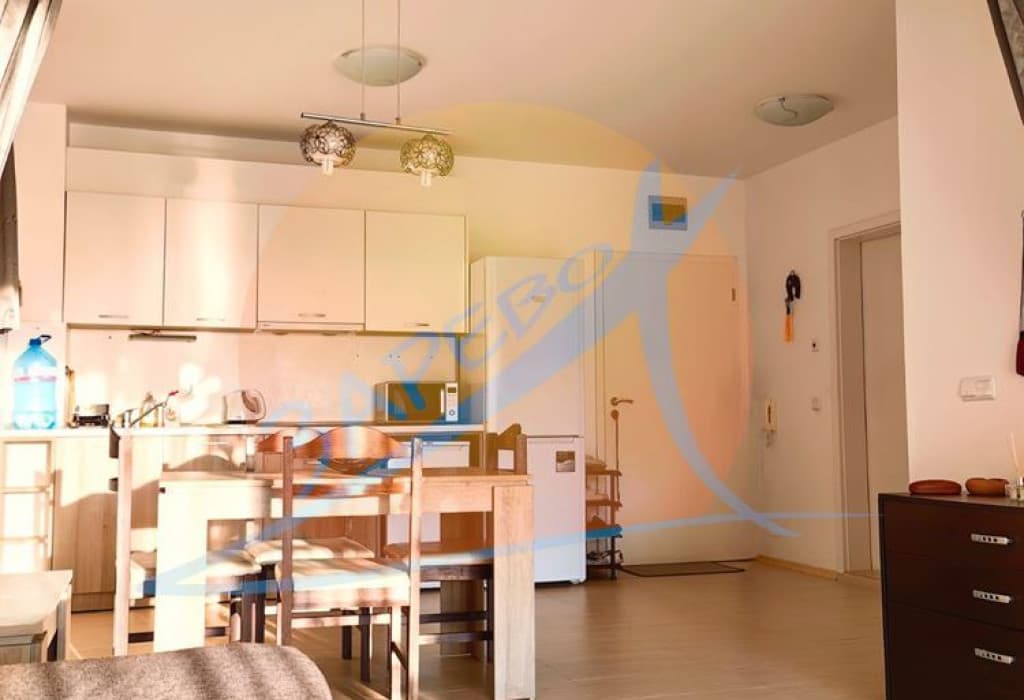 Созопол, Грийн лайф, обзаведен двустаен на партер с гледка море, 50 м от плажа