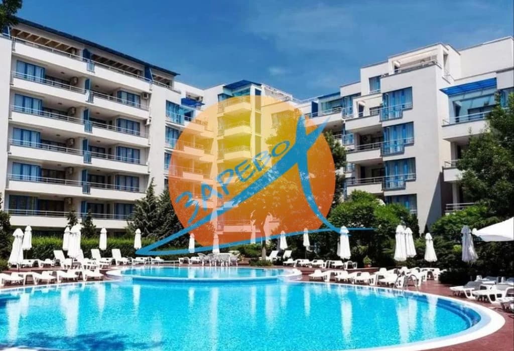 Слънчев бряг, първа линия, двустаен обзаведен aпартамент, апарткомплекс Екселсиор (Excelsior)