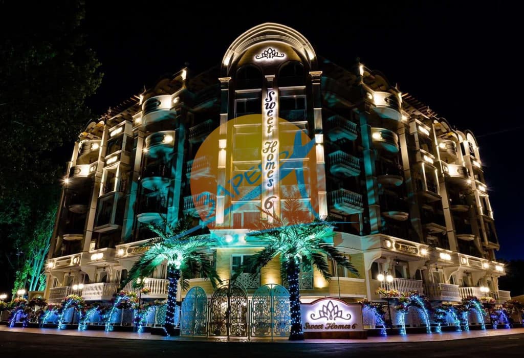 Слънчев бряг, двустаен, стилно обзаведен апартамент, луксозен комплекс Sweet homes 6 / Суит Хоумс 6 