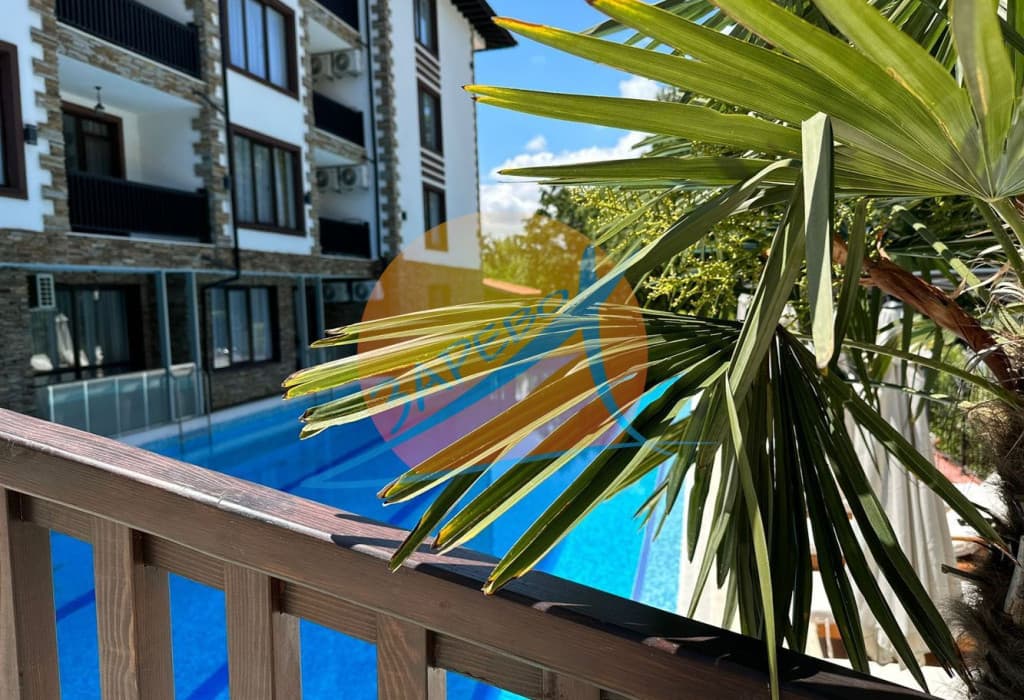  Приморско, обзаведено студио с гледка басейн, Грийн Парадайс V (Green Paradise V), Акт 16