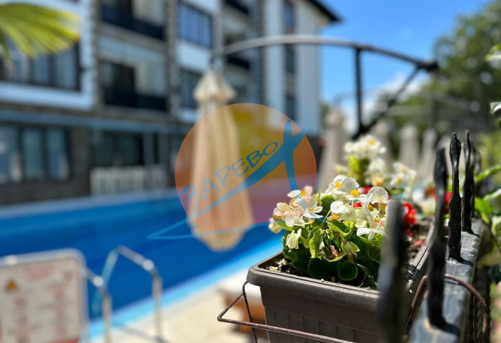  Приморско, обзаведено студио с гледка басейн, Грийн Парадайс V (Green Paradise V), Акт 16