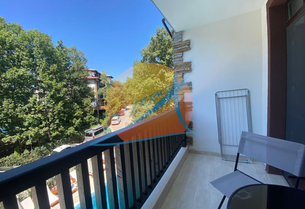  Приморско, обзаведено студио с гледка басейн, Грийн Парадайс V (Green Paradise V), Акт 16