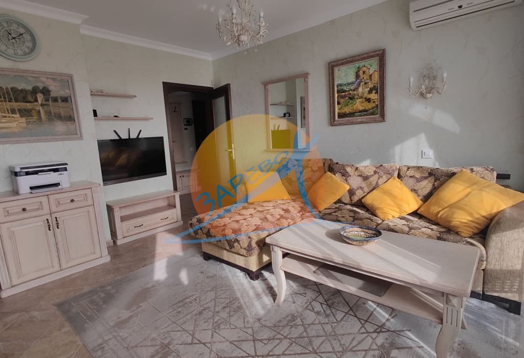 Бургас, Лазур, Център, ТОП локация, ТОП сграда, ТЕЦ, двустаен лукс под наем - до началото на юни 2026