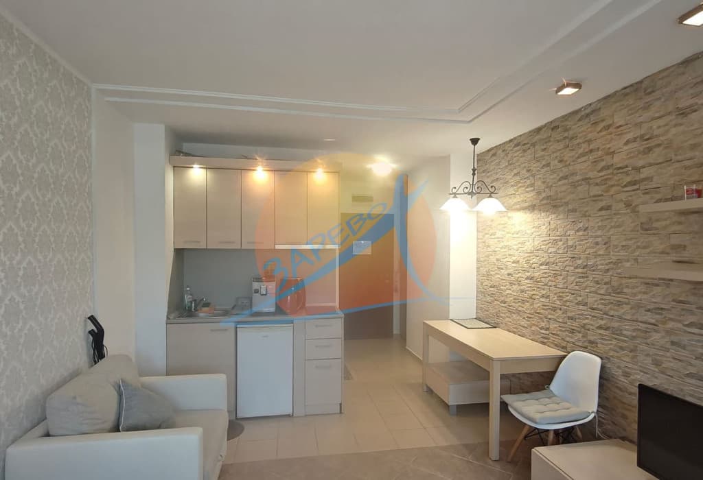 Green Life, Kavatsi, Sozopol. Под наем сезон 2025! Oбзаведено студио на партер с веранда, в Грийн Лайф Созопол - МИНИМУМ 7 Д