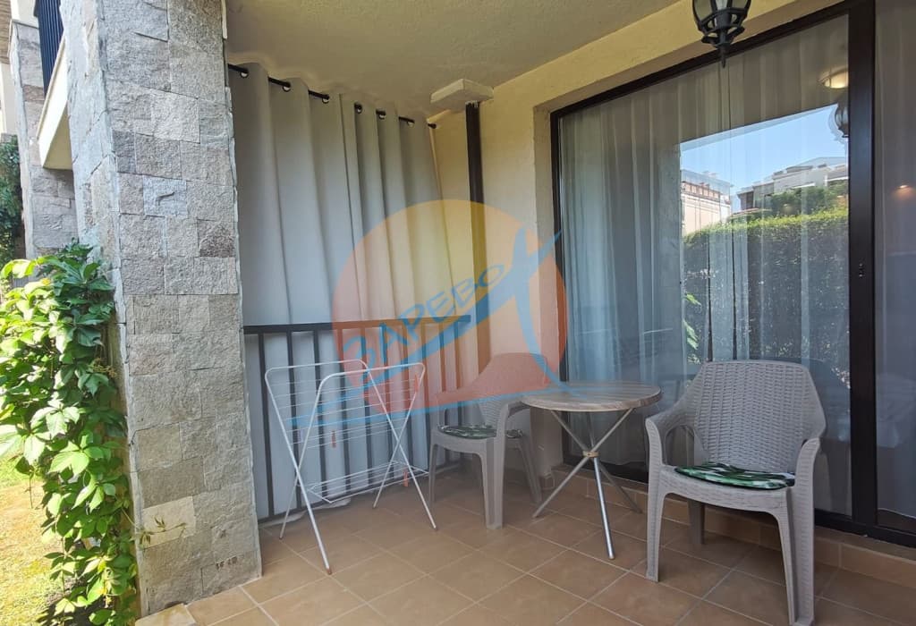 Green Life, Kavatsi, Sozopol. Под наем сезон 2025! Oбзаведено студио на партер с веранда, в Грийн Лайф Созопол - МИНИМУМ 7 Д