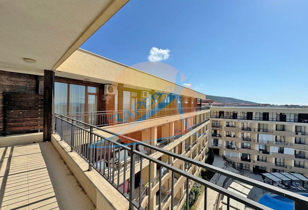 Свети Влас, двустаен нов с гледка басейн и море, комплекс Луксор (Luxor), ГОТОВИ ДОКУМЕНТИ ЗА СДЕЛКА!