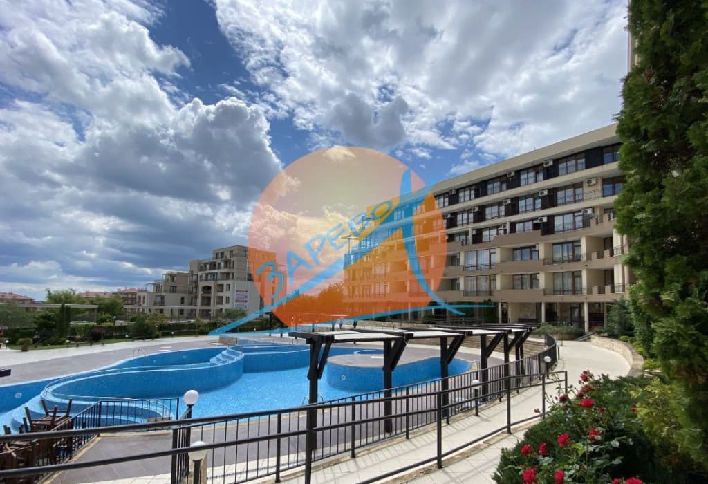 Свети Влас, двустаен нов с гледка басейн и море, комплекс Луксор (Luxor), ГОТОВИ ДОКУМЕНТИ ЗА СДЕЛКА!