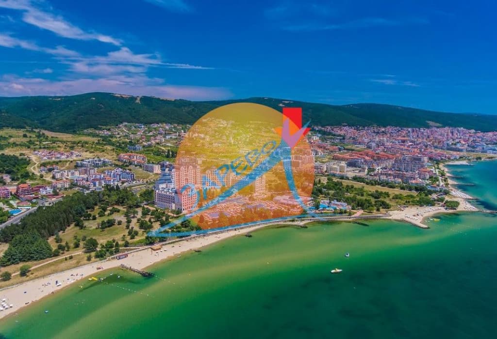 Свети Влас, двустаен нов с гледка басейн и море, комплекс Луксор (Luxor), ГОТОВИ ДОКУМЕНТИ ЗА СДЕЛКА!
