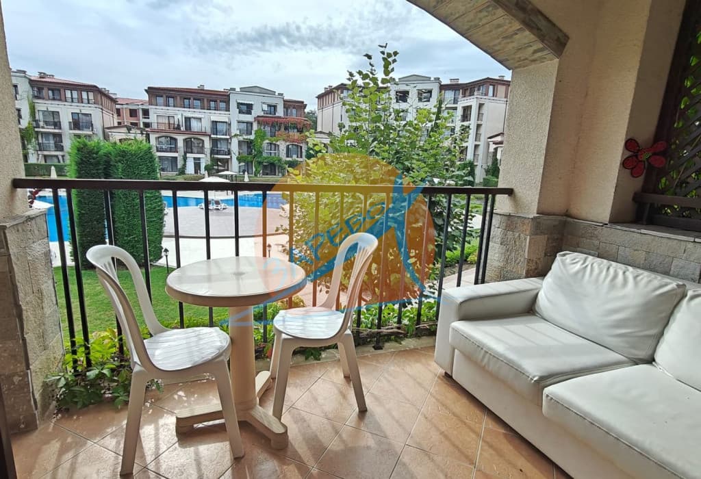 Созопол, Грийн лайф, обзаведено студио с голяма веранда, готови документи!