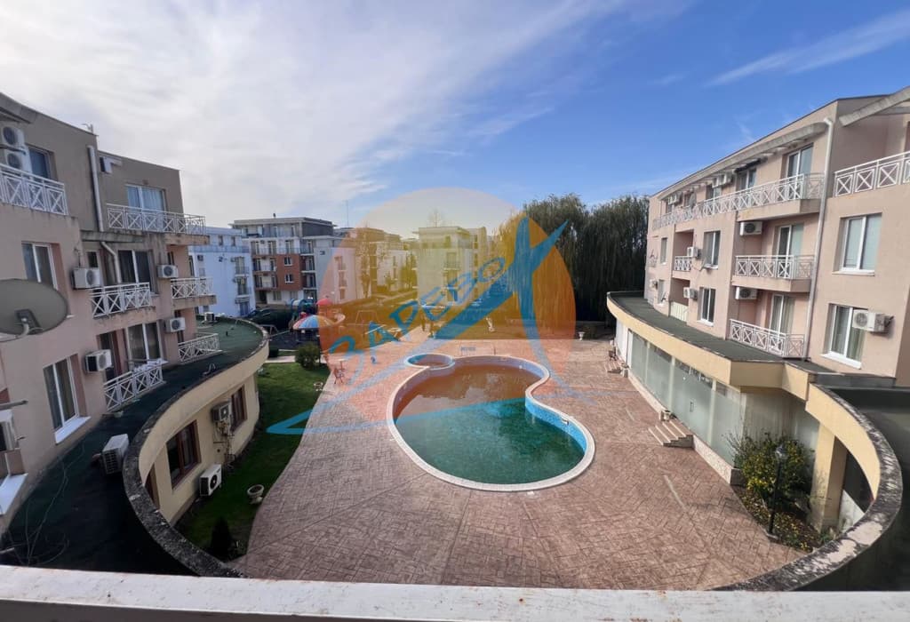 Слънчев бряг, обзаведен двустаен апартамент с гледка басейн, Съни дей 3 (Sunny day 3)