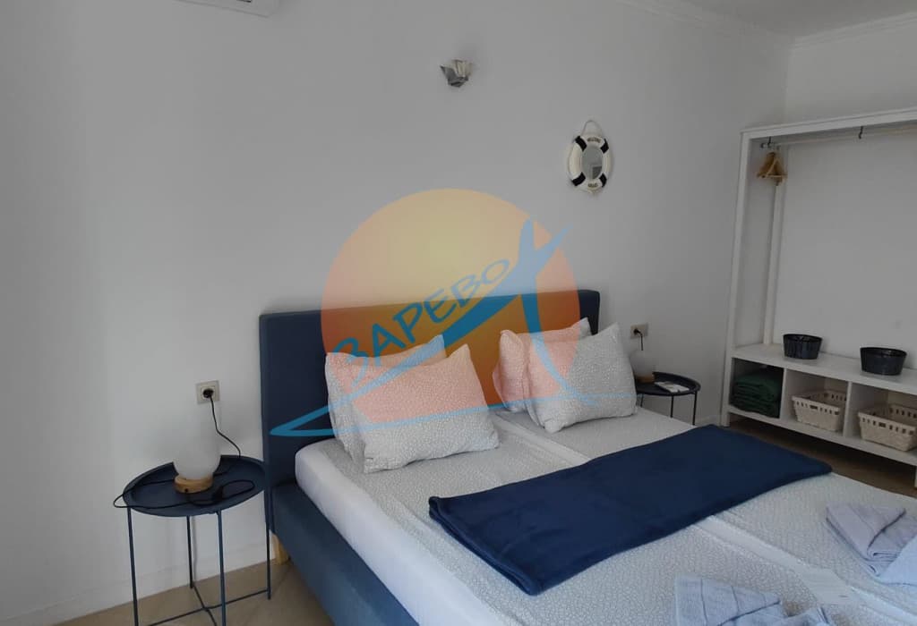 Лозенец, Оазис Бийч Клуб, обзаведен двустаен на партер, с голяма веранда с гледка море и градина, Oasis Beach Club, Lozenets