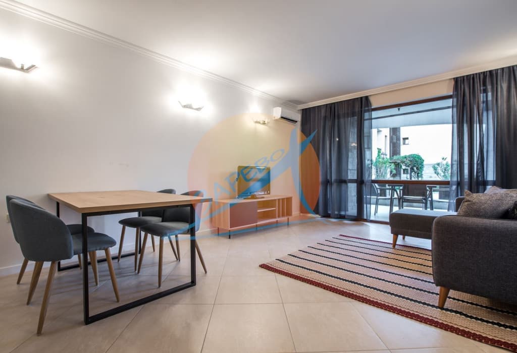 Лозенец, Оазис Бийч Клуб, обзаведен двустаен на партер, с голяма веранда с гледка море и градина, Oasis Beach Club, Lozenets