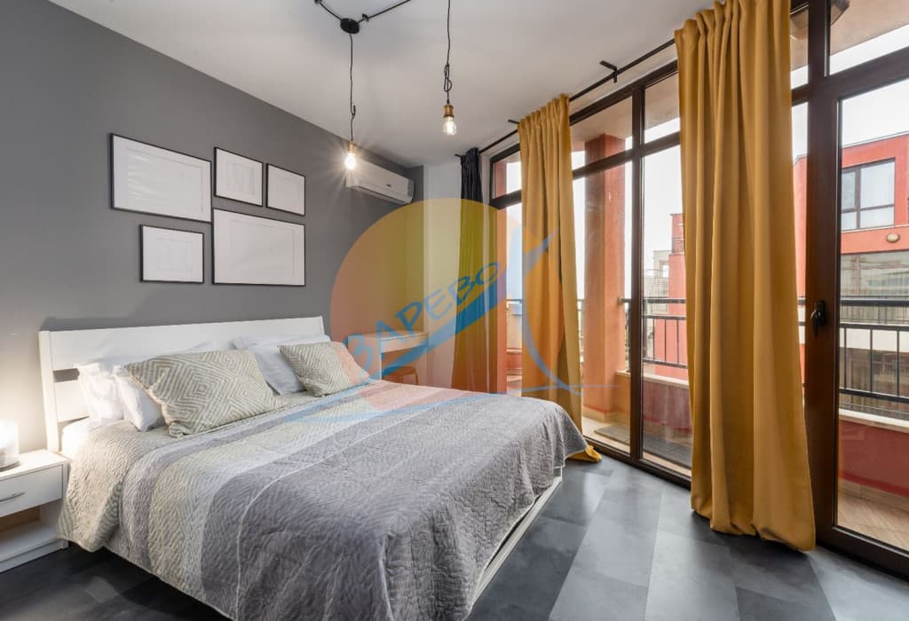 Слънчев бряг, първа линия, обзаведен двустаен апартамент, Нобел (Noble) апарткомплекс