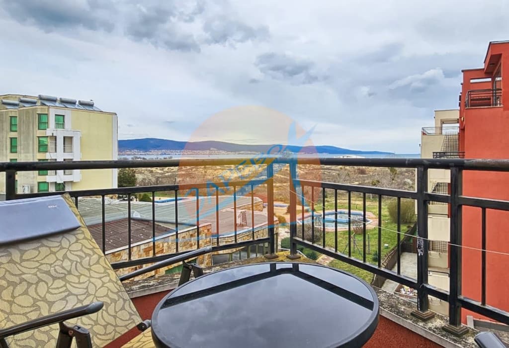 Слънчев бряг, първа линия, обзаведен двустаен апартамент, Нобел (Noble) апарткомплекс