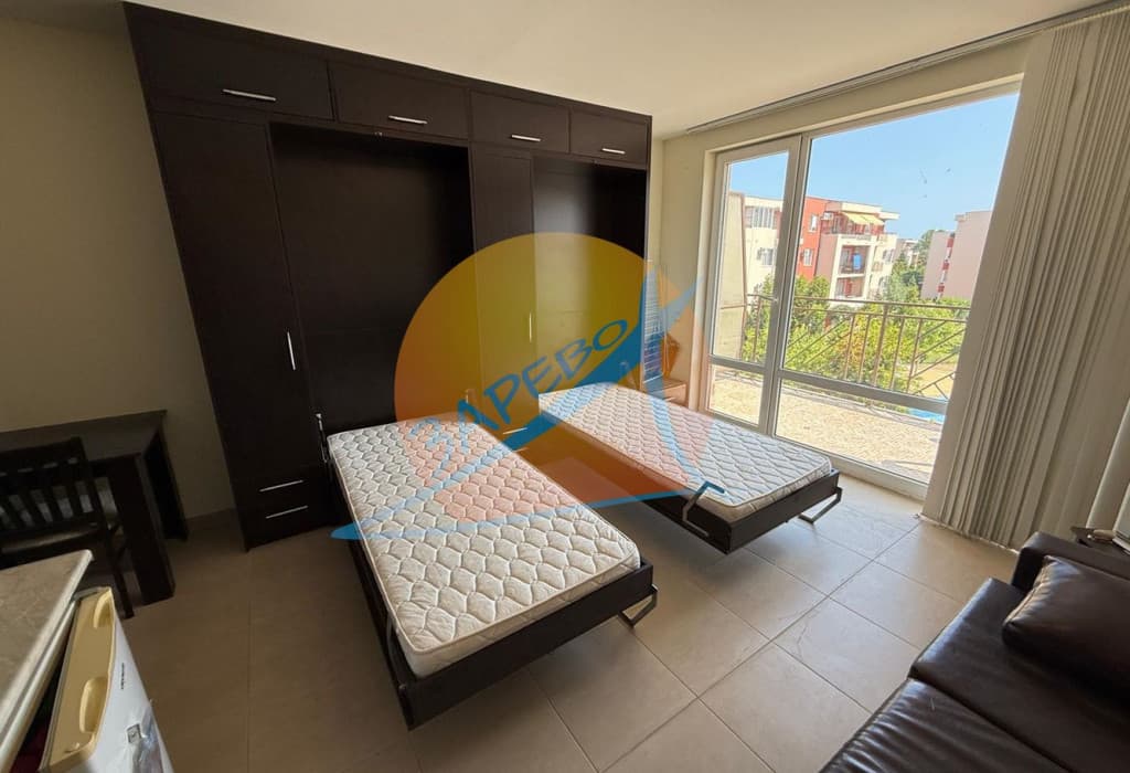  Слънчев бряг, обзаведено студио с гледка басейн, Холидей Форт (Holiday Fort)