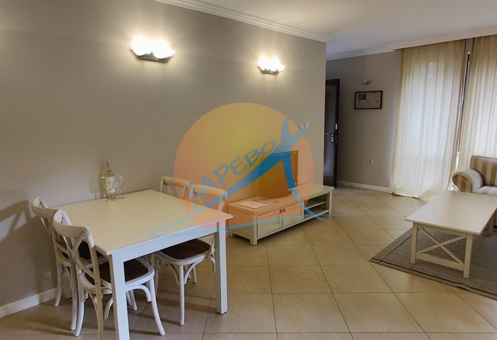 Лозенец,Оазис Бийч Клуб, стилно обзаведен двустаен с гледка парк в Oasis Beach Club, Lozenets