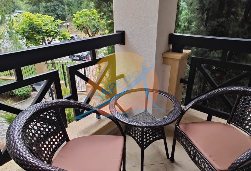 Лозенец,Оазис Бийч Клуб, стилно обзаведен двустаен с гледка парк в Oasis Beach Club, Lozenets