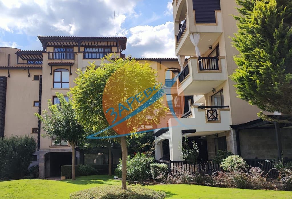 Лозенец, Оазис Бийч Клуб, двустаен обзаведен с гледка градина и море в Oasis Beach Club, Lozenets