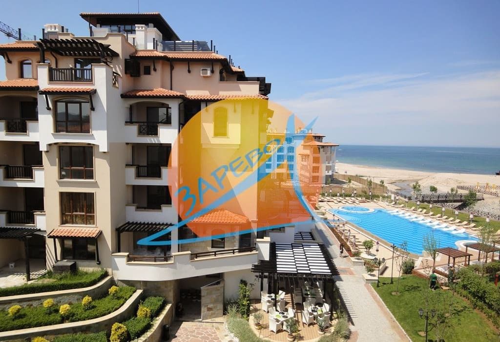 Лозенец, Оазис Бийч Клуб, двустаен обзаведен с гледка градина и море в Oasis Beach Club, Lozenets