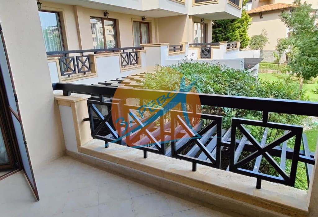 Лозенец, Оазис Бийч Клуб, двустаен обзаведен с гледка градина и море в Oasis Beach Club, Lozenets