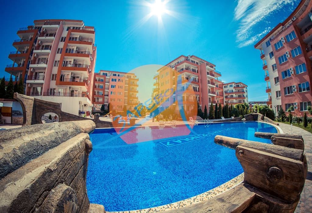  Елените, първа линия, обзаведен двустаен с прекрасна гледка море, Привилидж Форт Бийч (Privilege Fort Beach)