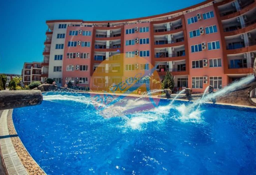  Елените, първа линия, обзаведен двустаен с прекрасна гледка море, Привилидж Форт Бийч (Privilege Fort Beach)