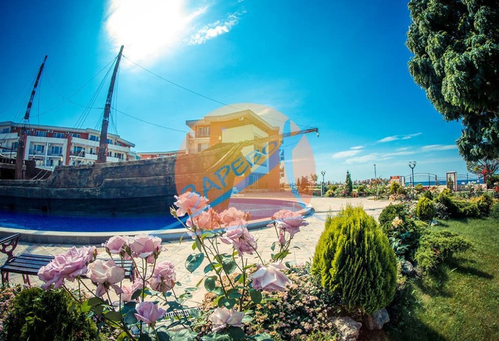  Елените, първа линия, обзаведен двустаен с прекрасна гледка море, Привилидж Форт Бийч (Privilege Fort Beach)