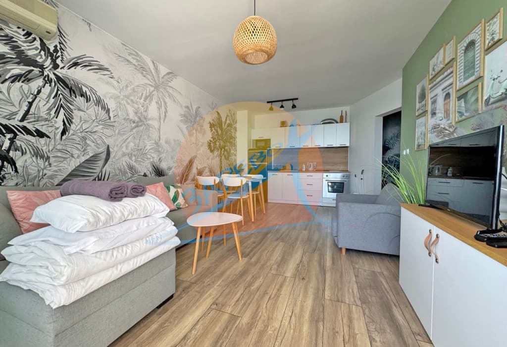  Елените, първа линия, обзаведен двустаен с прекрасна гледка море, Привилидж Форт Бийч (Privilege Fort Beach)