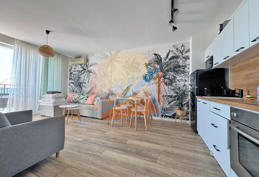  Елените, първа линия, обзаведен двустаен с прекрасна гледка море, Привилидж Форт Бийч (Privilege Fort Beach)