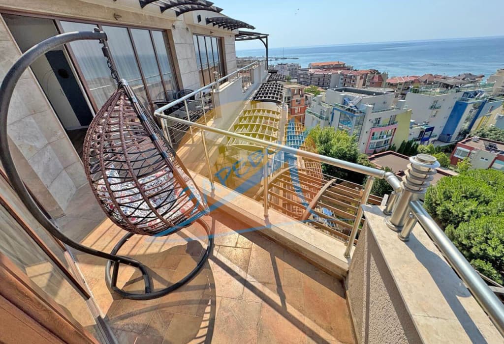 Свети Влас, просторен обзаведен двустаен с гледка море, Милиениум (Millennium), ГОТОВИ ДОКУМЕНТИ ЗА СДЕЛКА!