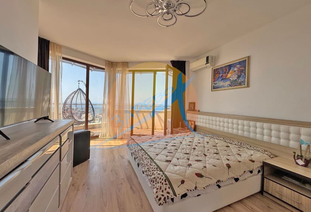 Свети Влас, просторен обзаведен двустаен с гледка море, Милиениум (Millennium), ГОТОВИ ДОКУМЕНТИ ЗА СДЕЛКА!