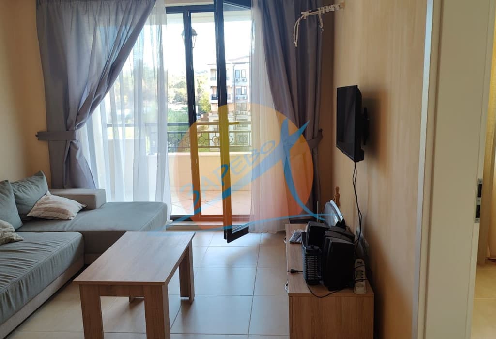 Созопол, Грийн лайф Ризорт, южен обзаведен двустаен с голяма лоджия и гледка, Парадайс Гардънс 2