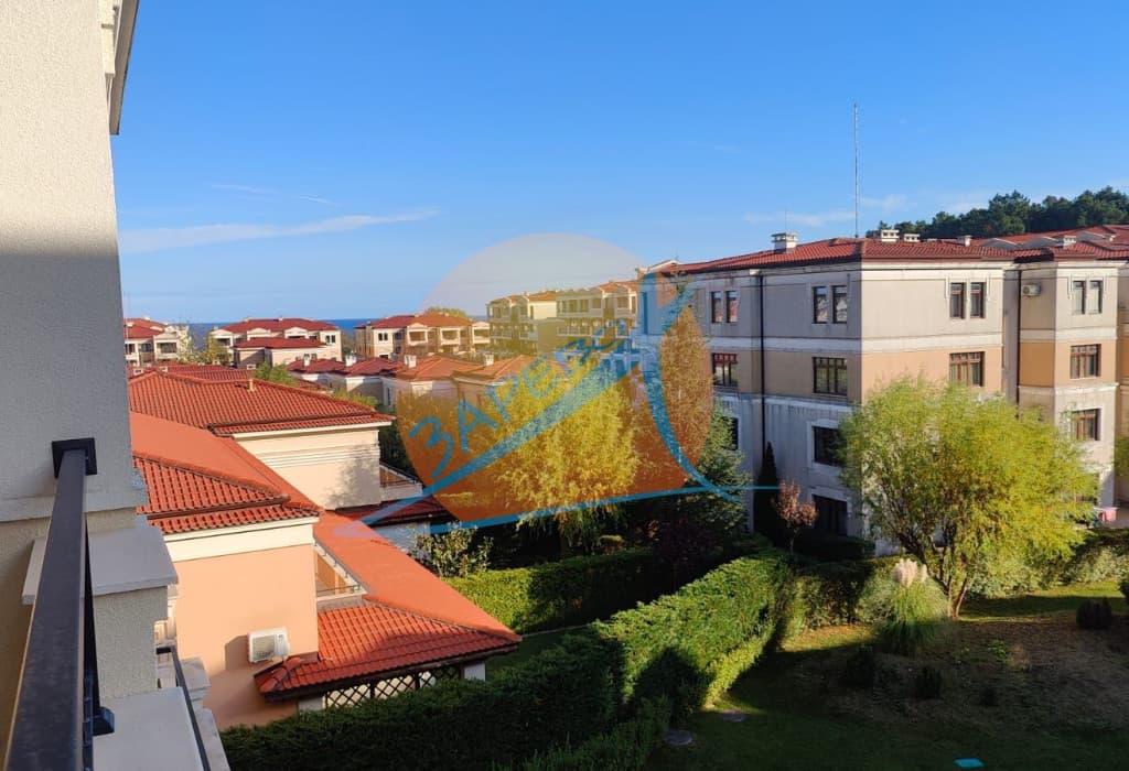 Созопол, Грийн лайф Ризорт, южен обзаведен двустаен с голяма лоджия и гледка, Парадайс Гардънс 2